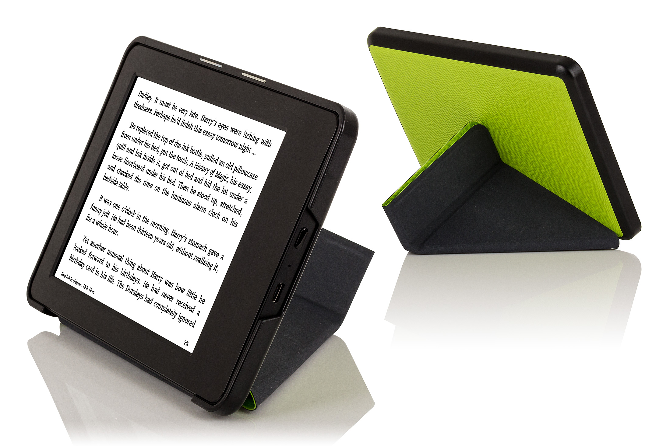 Leather Smart Origami Case Cover for Amazon Kindle with Touch (7th Gen